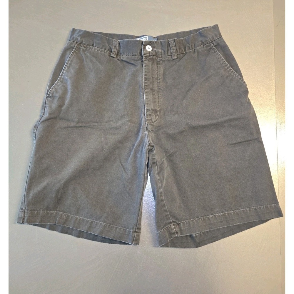 Mens Polo Ralph Lauren Black shorts Size 32 Preppy Golf